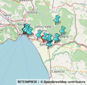 Mappa , 84092 Bellizzi SA, Italia (11.38667)