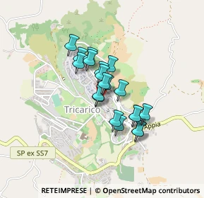 Mappa Via Frascati, 75019 Tricarico MT, Italia (0.309)