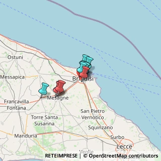 Mappa Via Campania, 72100 Brindisi BR, Italia (6.99091)