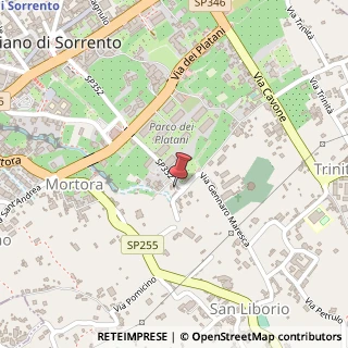 Mappa Via Gennaro Maresca, 33, 80063 Piano di Sorrento, Napoli (Campania)