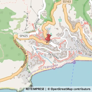 Mappa Via G. Marconi, 111, 84017 Positano, Salerno (Campania)