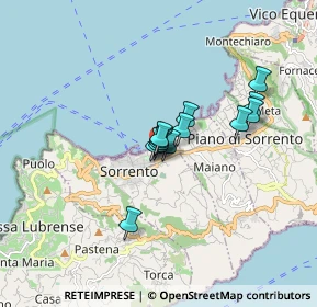 Mappa Via Bernardino Rota, 80067 Sorrento NA, Italia (1.13846)