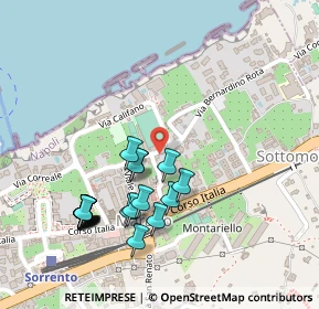 Mappa Via Bernardino Rota, 80067 Sorrento NA, Italia (0.2745)