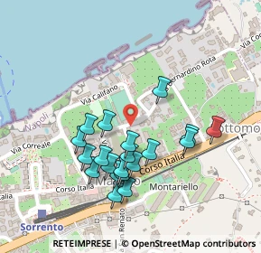 Mappa Via Bernardino Rota, 80067 Sorrento NA, Italia (0.2325)