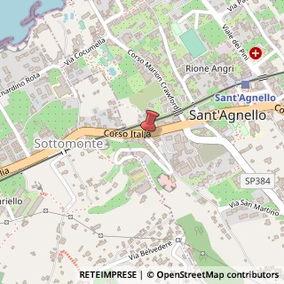 Mappa Via San Martino, 3, 80065 Sant'Agnello, Napoli (Campania)
