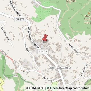 Mappa Via Antonio Coppola IV traversa, 1, 80051 Pianillo NA, Italia, 80051 Agerola, Napoli (Campania)