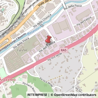 Mappa Via dell'Edilizia, 4, 85100 Potenza, Potenza (Basilicata)