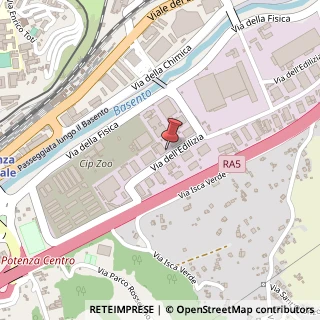 Mappa Via dell'Edilizia, 10, 85100 Potenza, Potenza (Basilicata)
