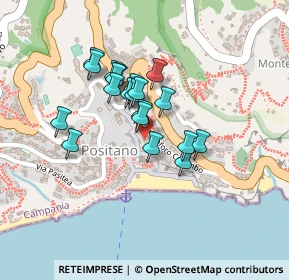 Mappa Vicolo Vito Savino, 84017 Positano SA, Italia (0.174)