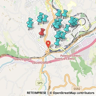 Mappa Centro Commerciale Galassia, 85100 Potenza PZ, Italia (1.085)