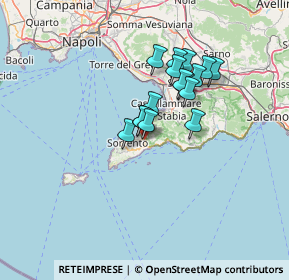 Mappa Via Lavinola, 80063 Piano di Sorrento NA, Italia (10.67813)