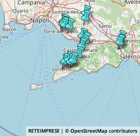 Mappa Via Lavinola, 80063 Piano di Sorrento NA, Italia (13.4235)