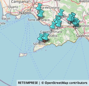 Mappa Via Lavinola, 80063 Piano di Sorrento NA, Italia (16.462)