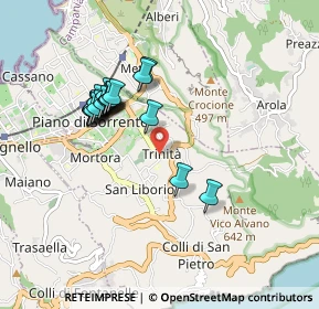 Mappa Via Lavinola, 80063 Piano di Sorrento NA, Italia (0.8845)