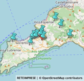 Mappa Via Lavinola, 80063 Piano di Sorrento NA, Italia (2.72909)