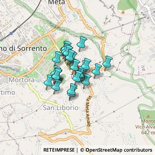 Mappa Via Lavinola, 80063 Piano di Sorrento NA, Italia (0.28621)