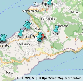 Mappa Via Lavinola, 80063 Piano di Sorrento NA, Italia (2.54)