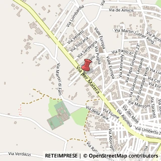 Mappa Via matera 1, 74014 Laterza, Taranto (Puglia)