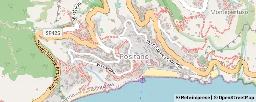 Mappa Positano