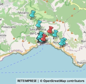 Mappa Via Trara Genoino, 84017 Positano SA, Italia (0.91538)