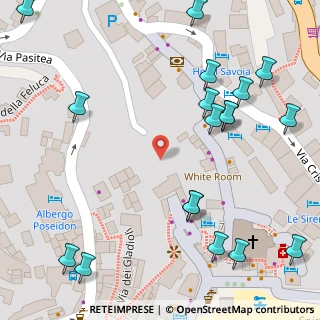 Mappa Via Trara Genoino, 84017 Positano SA, Italia (0.104)