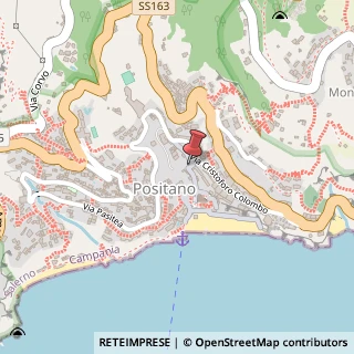 Mappa Piazza dei Mulini, 30, 84017 Positano, Salerno (Campania)
