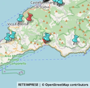 Mappa Via Trara Genoino, 84017 Positano SA, Italia (6.4485)