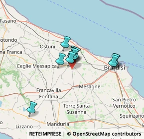 Mappa CDA Campo Li Monaci, 72019 San Vito dei Normanni BR, Italia (9.8775)