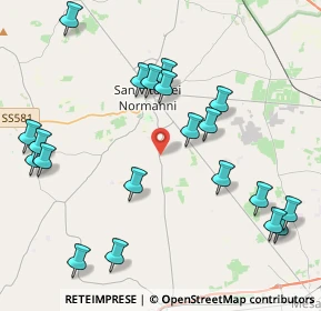 Mappa CDA Campo Li Monaci, 72019 San Vito dei Normanni BR, Italia (5.1845)