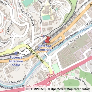 Mappa Viale del basento, 85100 Potenza, Potenza (Basilicata)