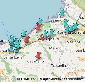 Mappa C. Italia, 80065 Sant'Agnello NA, Italia (1.179)