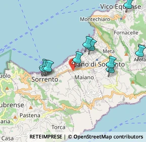 Mappa SS145 KM. 25, 80065 Sant'Agnello NA, Italia (1.99636)
