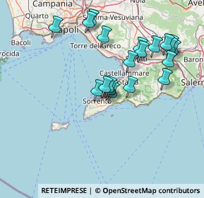 Mappa SS145 KM. 25, 80065 Sant'Agnello NA, Italia (15.651)