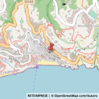 Mappa Via Cristoforo Colombo, 30, 84017 Positano, Salerno (Campania)