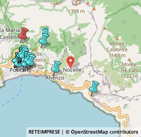Mappa Frazione Nocella, 84017 Positano SA, Italia (1.4295)