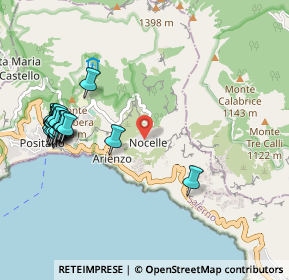 Mappa Frazione Nocella, 84017 Positano SA, Italia (1.272)