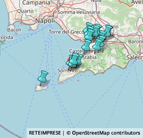 Mappa Via dei Gerani, 80065 Sant'Agnello NA, Italia (12.12938)