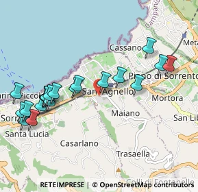 Mappa Via dei Gerani, 80065 Sant'Agnello NA, Italia (1.171)