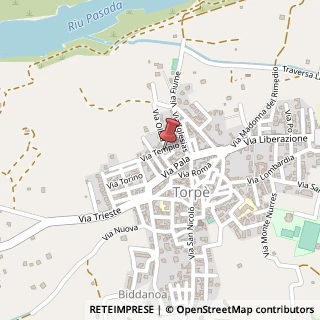 Mappa Via Sassari, 51, 08020 Torpè, Nuoro (Sardegna)