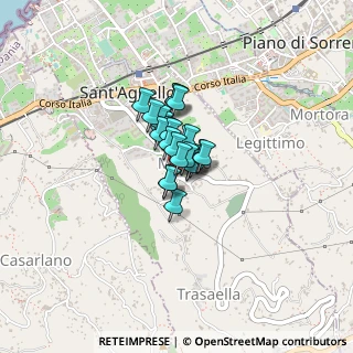Mappa Via Mariano, 80065 Sant'Agnello NA, Italia (0.19583)