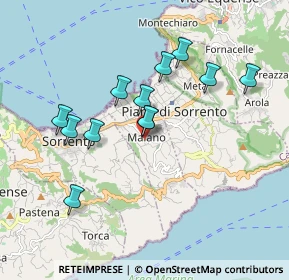 Mappa Via Mariano, 80065 Sant'Agnello NA, Italia (1.74917)