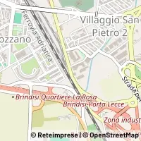 Mapa Brindisi