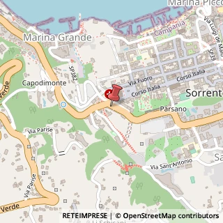 Mappa Via degli Aranci, 9/C, 80067 Sorrento, Napoli (Campania)