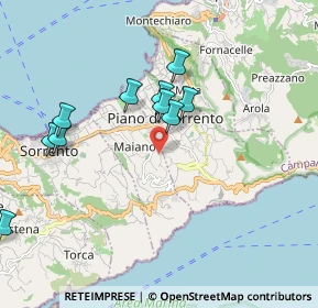 Mappa Via Mostrano, 80065 Sant'Agnello NA, Italia (2.40917)
