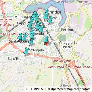 Mappa Via Germania, 72100 Brindisi BR, Italia (1.0745)