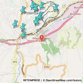 Mappa Via di Rossellino, 85100 Potenza PZ, Italia (1.44923)