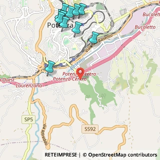 Mappa Via di Rossellino, 85100 Potenza PZ, Italia (1.52273)
