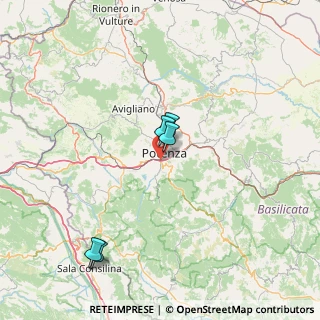 Mappa Contrada Ciciniello, 85100 Potenza PZ, Italia (35.57636)