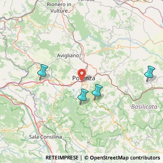 Mappa Contrada Ciciniello, 85100 Potenza PZ, Italia (52.53765)