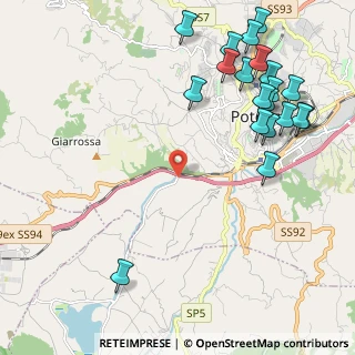 Mappa Via Tora, 85100 Centomani-tora PZ, Italia (2.9495)